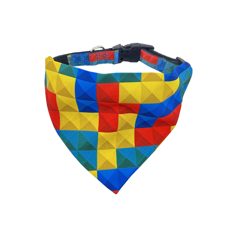 Buffalo kockás kutya bandanas nyakörvek kisállat-kiegészítők kis, közepes méretű kutyák macskáinak